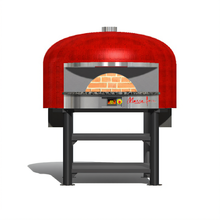 Product image #1 for Marra Forni NP80G Neapolitan Gas-Fired Brick Pizza Oven with 31.5-Inch Round Hearth and Programmable Touchscreen