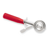 Thumbnail image #2 for Size 24 Thumb Press Disher with Red Color-Coded Handle and Stainless Steel Bowl