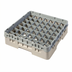 Thumbnail image #2 for Cambro Camrack® Full Size 49-Compartment Glass Rack with Soft Gray Extender, Beige
