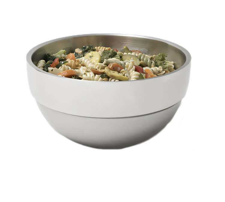 Product image #1 for Vollrath Double Wall Round Stainless Steel Serving Bowl, 3.4 Quart
