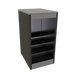 Thumbnail image #1 for Glastender 18-Inch Wide Open Front Back Bar Liquor Display Cabinet with 3 Steps and LED Lighting