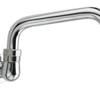 Thumbnail image #1 for Krowne Royal Series 16-141L Wall-Mount Pre-Rinse Faucet, Single Inlet, 6" Swing Spout, Polished Chrome