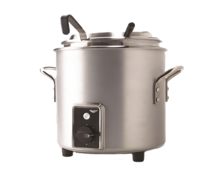 Product image #1 for Vollrath Cayenne® Retro Stock Pot Kettle 7-Quart Countertop Rethermalizer, Natural Finish