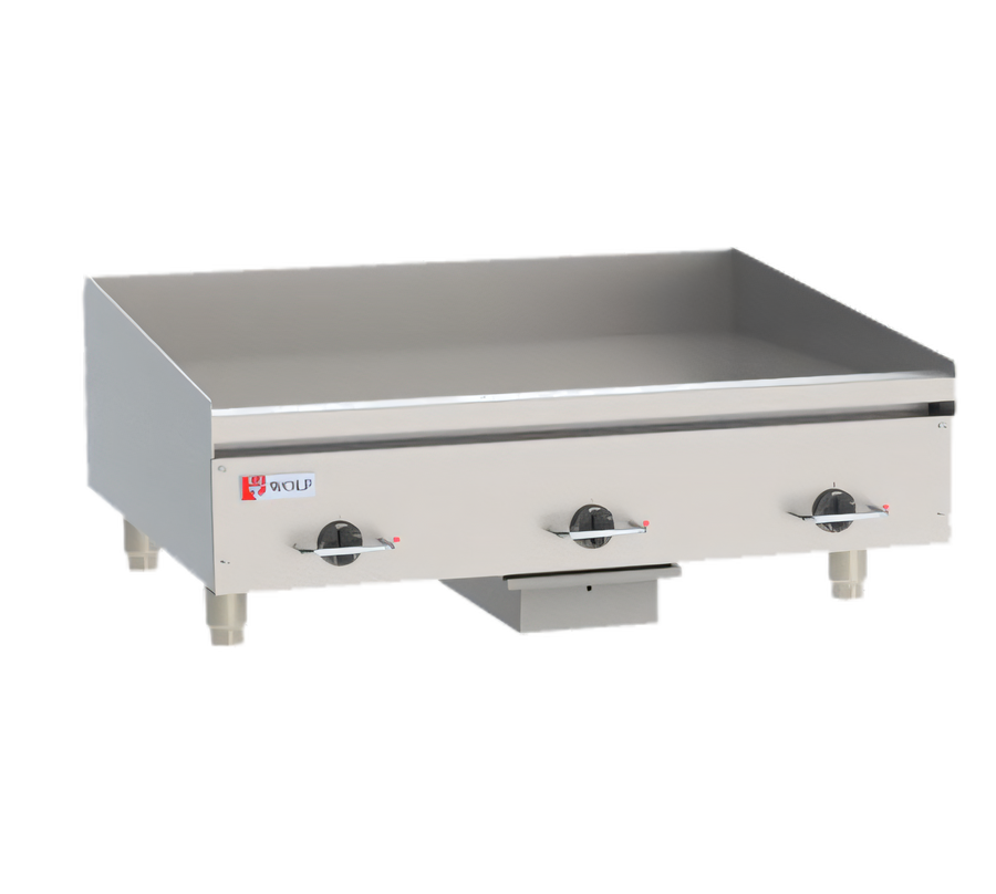 Product image #1 for Wolf WEG36E Heavy Duty Electric Countertop Griddle, 36" x 24" Polished Steel Plate