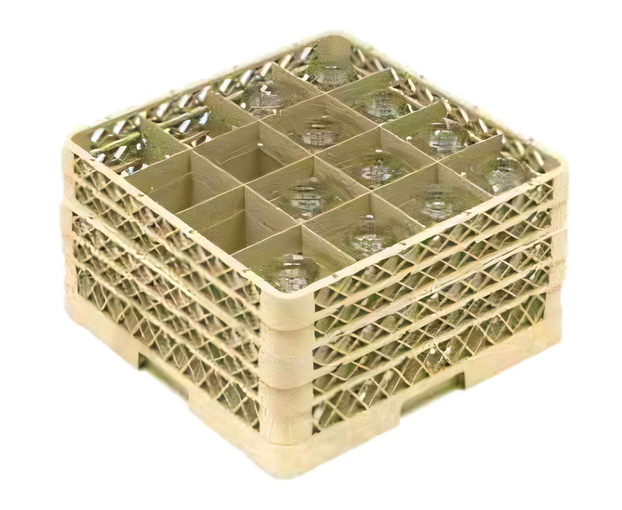 Product image #1 for Traex Full Size 16-Compartment Glass/Stemware Dishwasher Rack with Extenders