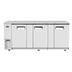 Thumbnail image #1 for Atosa Three-Section Back Bar Cooler with Self-Contained Side-Mount Refrigeration and Solid Locking Doors, 30.1 Cu. Ft.