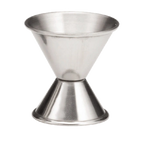 Thumbnail image #1 for TableCraft Products 1203 Double Jigger, 18/8 Stainless Steel, 3/4 oz & 1-1/4 oz Capacities Case of 6
