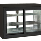 Thumbnail image #2 for Perlick Corporation SDBR96 96-Inch Four-Section Sliding Glass Door Remote Refrigerated Back Bar Cabinet, 32.6 Cu. Ft., Stainless Steel Interior