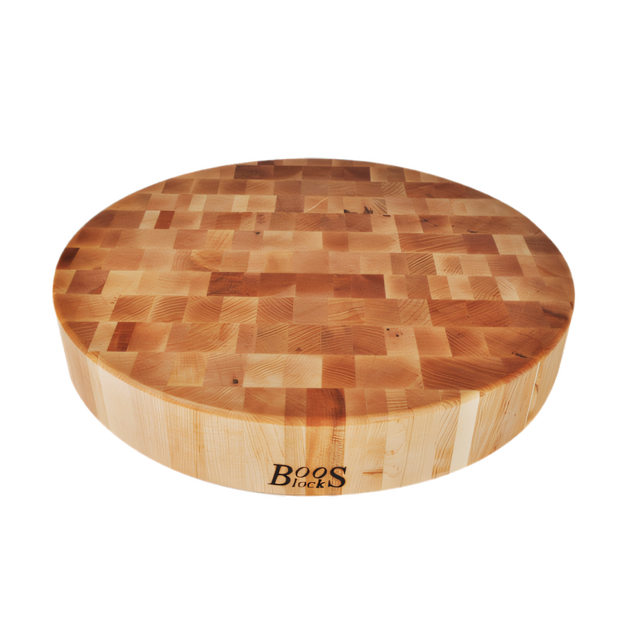 Product image #1 for John Boos 18-Inch Round End-Grain Hard Rock Maple Chinese Chopping Block
