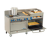 Thumbnail image #1 for Comstock-Castle 72-Inch Commercial Gas Range with 4 Open Burners, 24-Inch Griddle, 24-Inch Char-Broiler, and 2 Ovens