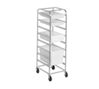 Channel PBA707 Mobile Aluminum Poly Box Rack, 7 Levels, 20.5