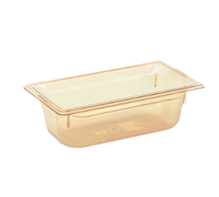 Vollrath Super Pan 1/3 GN 4-Inch Deep High-Temp Amber Resin Food Pan