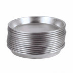 Thumbnail image #1 for American Metalcraft ADEP8 8-Inch Tapered/Nesting Solid 18-Gauge Aluminum Pizza Pan, 1-Inch Deep Case of 24