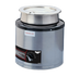Thumbnail image #1 for Vollrath Cayenne SS-4 Round Countertop Wet Well Food Warmer with 4-1/8 Qt Insert and Hinged Cover, 120V