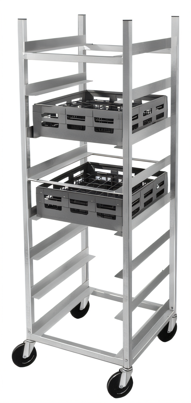 Product image #2 for Channel Manufacturing Aluminum Glass Rack Dolly for 20 x 20 Racks, 8-Slot