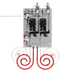 Thumbnail image #1 for Micro Matic Premium+ Secondary Regulator Panel for 2 Products with Pro-Max Beer Pumps and 3/8-Inch Hoses
