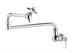 Thumbnail image #1 for Krowne Royal Series Wall-Mount Pot Filler Faucet with 18-Inch Double-Jointed Spout and Shut-Off Valve