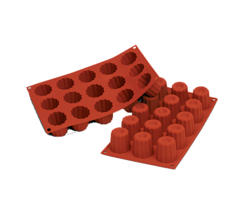 Product image #1 for Silikomart Bordelais 15-Cavity Silicone Baking Mold