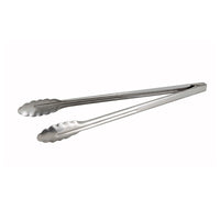 Winco 16-Inch Extra-Heavyweight Stainless Steel Utility Tongs