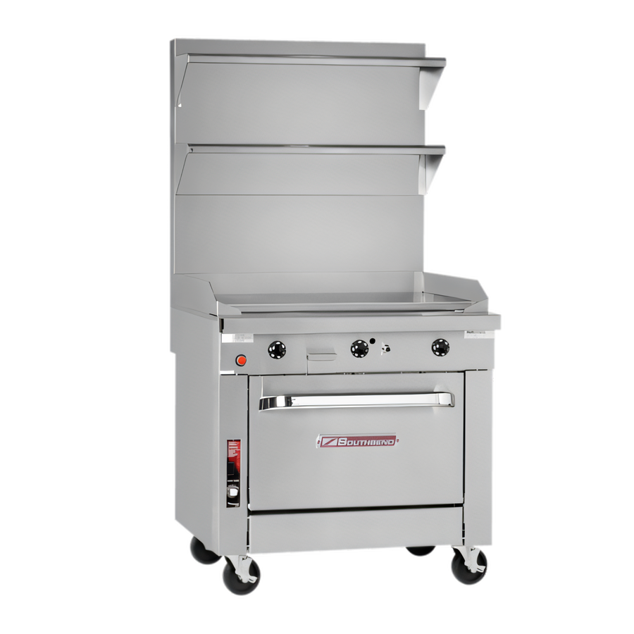 Product image #1 for Southbend Platinum 36-Inch Modular Heavy Duty Gas Range with 24-Inch Griddle and 12-Inch Charbroiler