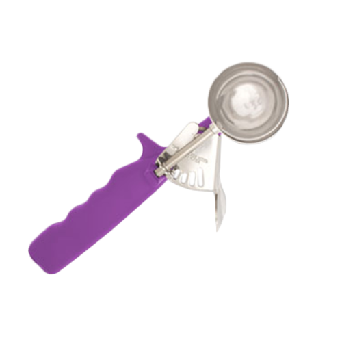 Product image #1 for Crestware #40 Deluxe Thumb Lever Disher with Purple Ergonomic Handle