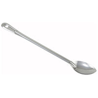 Winco Prime 18 Inch Solid One-Piece Stainless Steel Basting Spoon