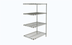 Thumbnail image #1 for Metro Super Erecta 4-Shelf Add-On Wire Shelving Unit, 36 x 24 x 63 Inches, Chrome Plated