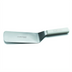 Thumbnail image #1 for Dexter Russell Sani-Safe 8 x 3 Inch Solid Stainless Steel Offset Cake Turner with White Polypropylene Handle