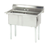 Thumbnail image #1 for Advance Tabco Special Value Series 2-Compartment Fabricated Sink, 18