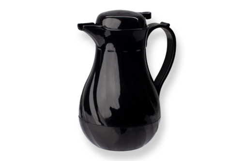 Product image #1 for Crestware 20 oz Stainless Steel Swirl Carafe, Black