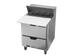 Thumbnail image #2 for Beverage-Air SPED27HC-C 27-Inch One-Section Sandwich Prep Table with 2 Drawers and 17-Inch Cutting Board