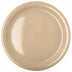 Thumbnail image #1 for Kingline 9-Inch Tan Round Melamine Dinner Plate with Narrow Rim