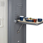 Thumbnail image #1 for Cambro MDCET194 Meal Delivery Cart Optional End Table, Granite Sand, Fits Either End of MDC1520T20