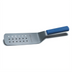 Thumbnail image #1 for Dexter Russell Sani-Safe 8 x 3 Inch Perforated Offset Turner with Blue Polypropylene Handle