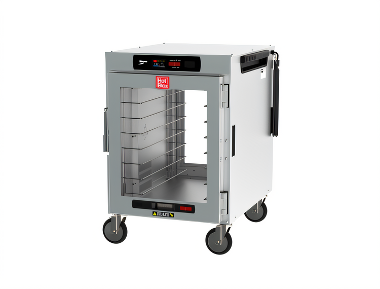 Product image #1 for Metro HotBlox™ Wide 8-Pan Pass-Thru Insulated Holding Cabinet with Digital Touchscreen and Clear Doors