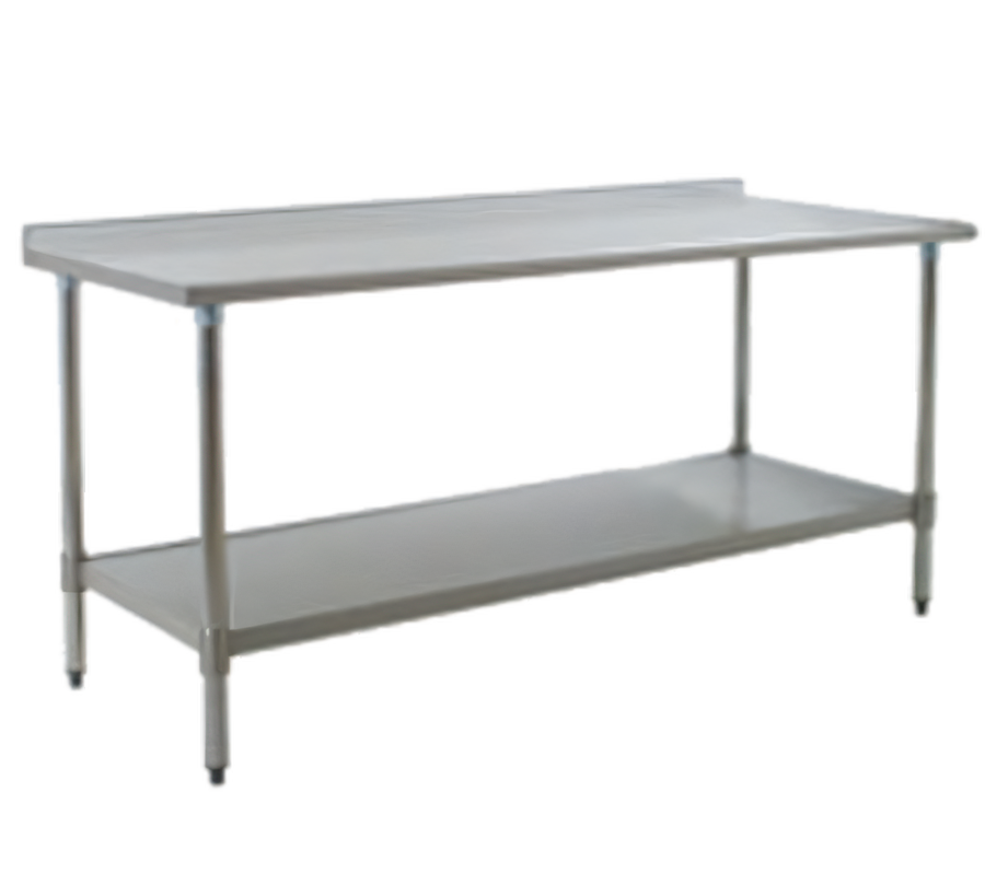 Product image #1 for Spec-Master 36 x 24-Inch Stainless Steel Work Table with Adjustable Undershelf and Rear Up-Turn