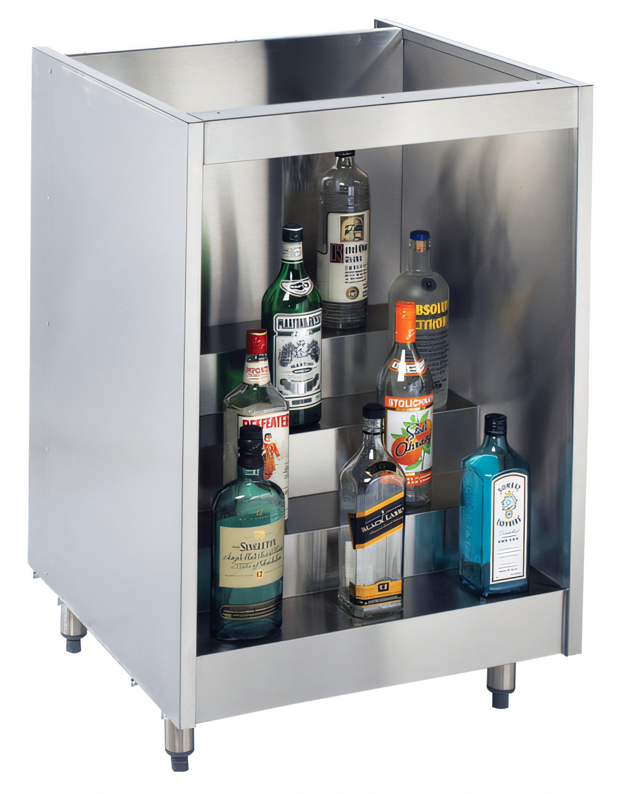 Product image #1 for Krowne Royal Series 24-Inch Back Bar Liquor Display, No Top, 4-Step