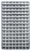 Thumbnail image #1 for Wall-Mounted Louvered Panel Starter Unit with 120 Clear Bins