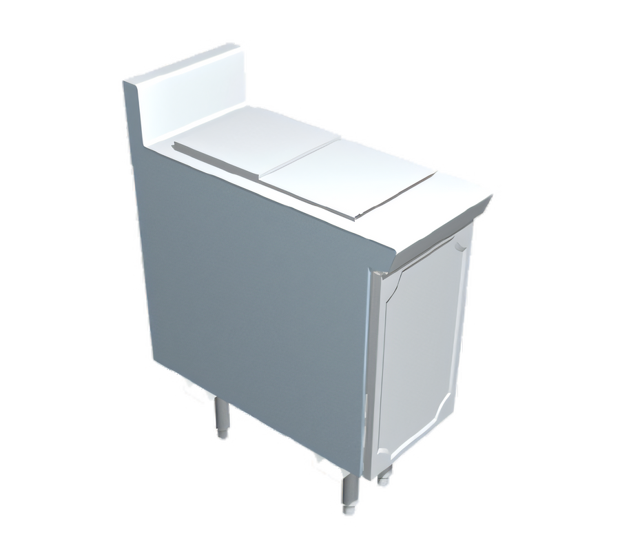 Product image #1 for La Rosa Refrigeration 14-Inch Enclosed-Base Utility Stand Ice Bin Unit with Insulated Hinged Lid