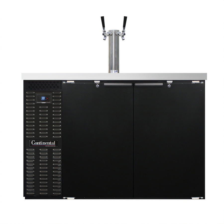 Product image #1 for Continental Refrigerator KC50SN 50 Inch Two-Faucet Commercial Beer Keg Cooler