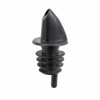Winco Free Flow Black Plastic Liquor Pourer