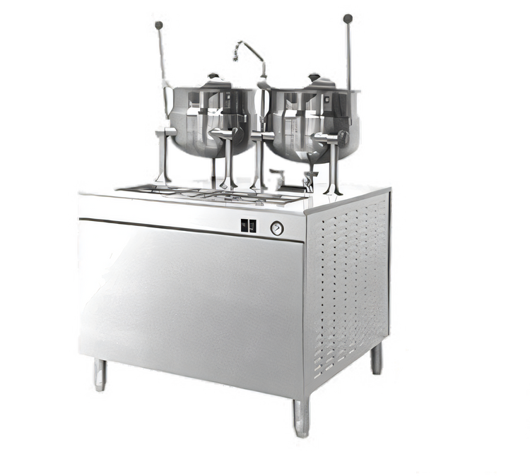 Product image #1 for Cleveland Range 36-Inch Dual 6-Gallon Electric Steam Kettle Cabinet Base with 24 kW Boiler