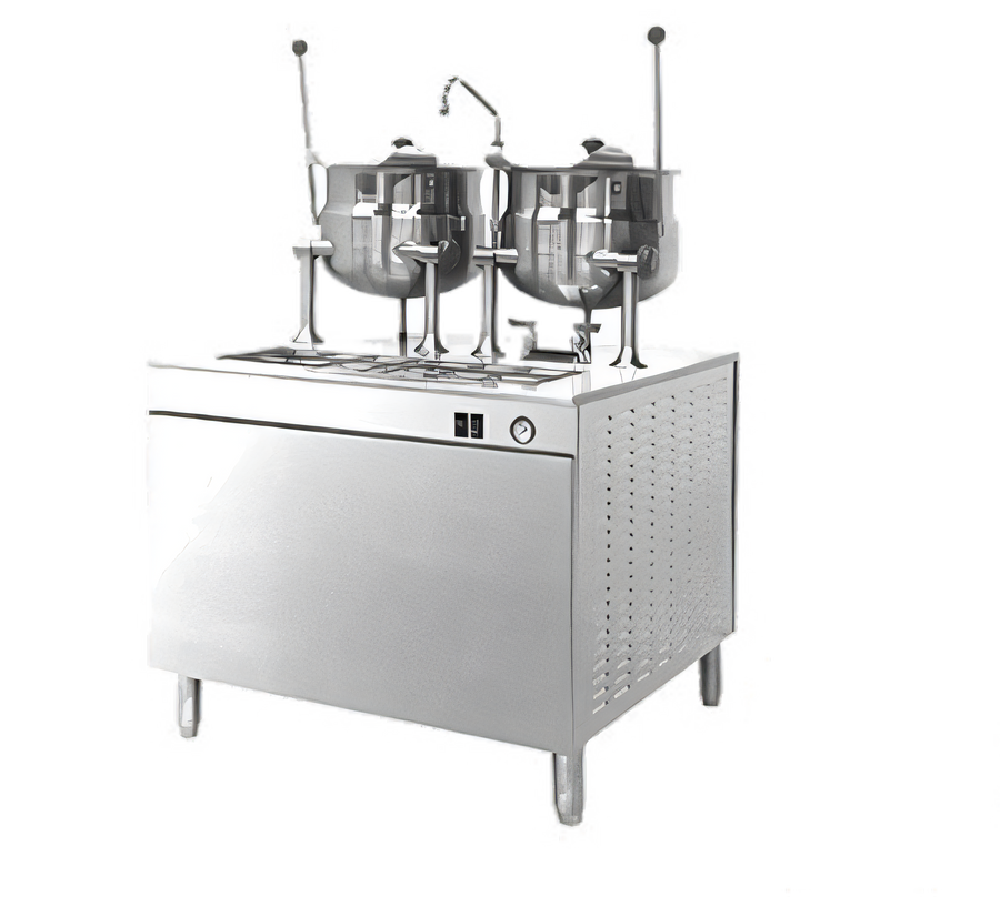 Product image #1 for Cleveland Range 36-Inch Dual 6-Gallon Electric Steam Kettle Cabinet Base with 24 kW Boiler