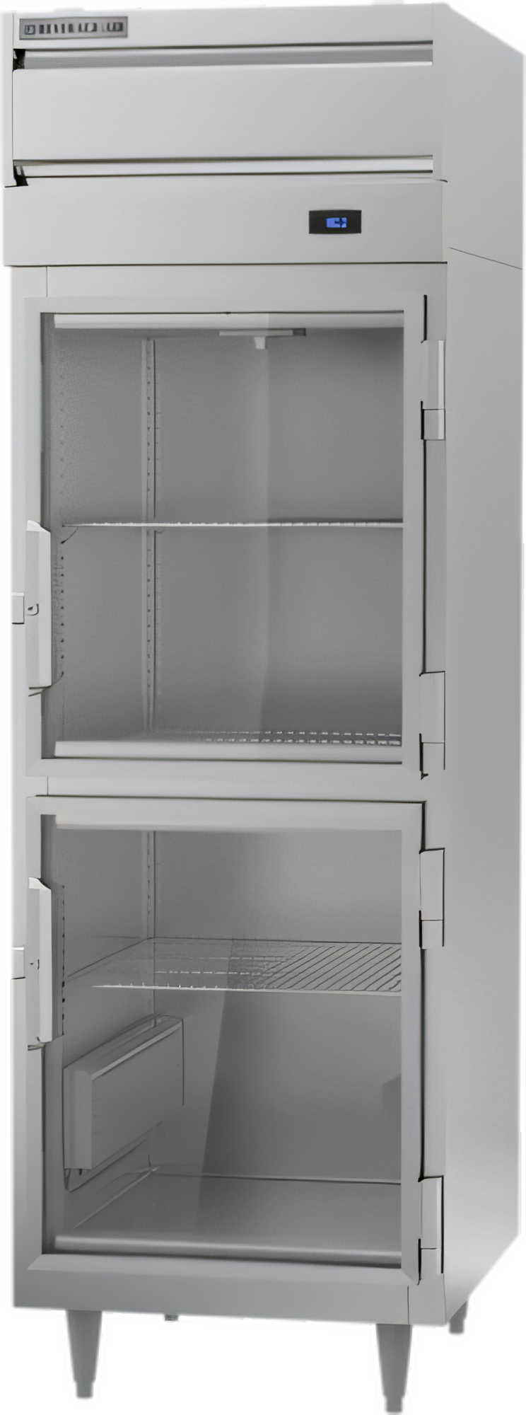 Product image #1 for Beverage-Air P Series Top Mount Reach-In Warming Cabinet, 1 Section, 21.5 Cu. Ft., Half-Glass Doors