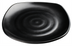 Thumbnail image #1 for Ardesia Rika 10-3/4 Inch Square Black Melamine Plate, 24-Count Case