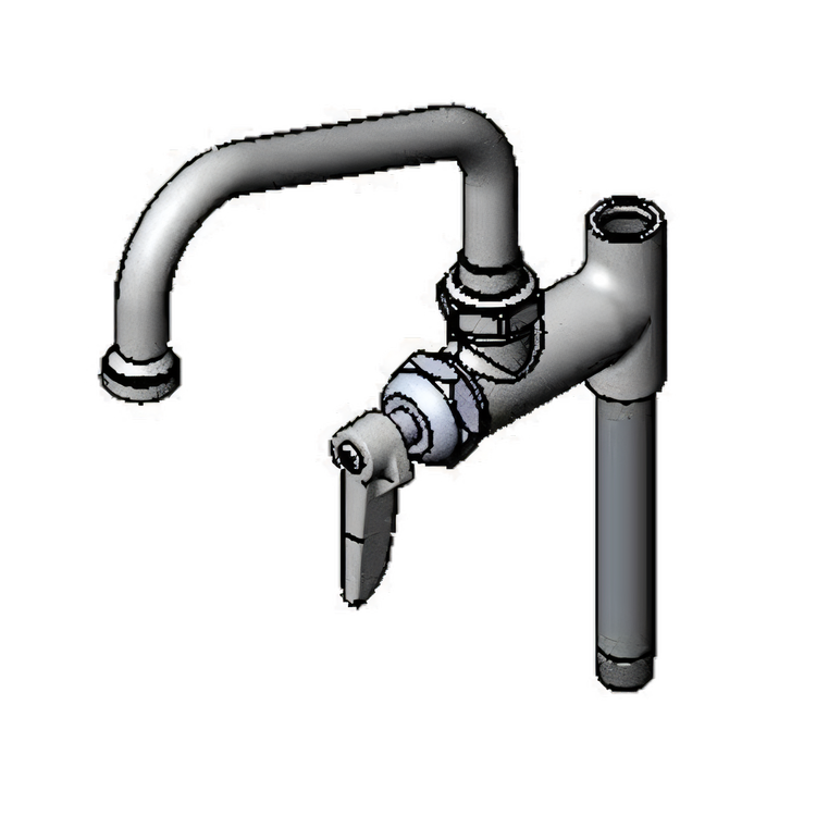 Product image #1 for T&S Brass Pre-Rinse Add-On Faucet with 6-Inch Swivel Nozzle and Cerama Cartridge