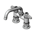 Thumbnail image #1 for equip 4-Inch Center Deck Mount Mixing Faucet with 6-Inch Swivel Gooseneck