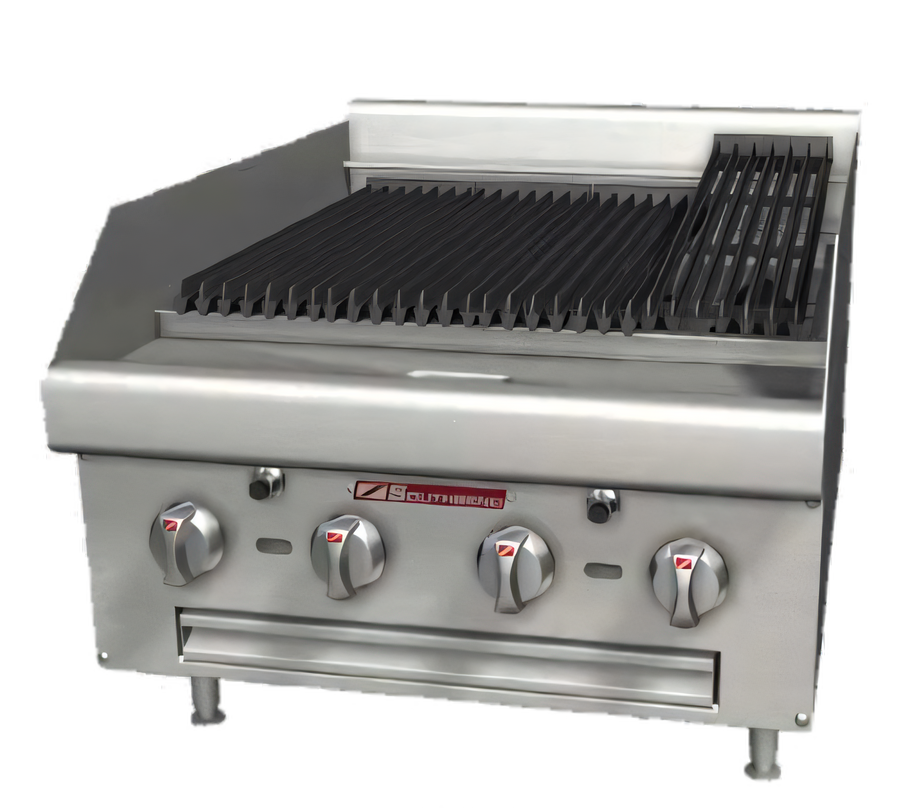 Product image #1 for Southbend HDCL-36 36-Inch Gas Countertop Charbroiler with Lava Rock Briquettes