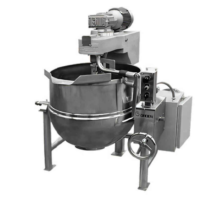Product image #1 for Groen DL-40 TA/3 40-Gallon 2/3 Jacketed Tilting Direct Steam Cooker/Mixer Kettle with Twin Shaft Agitator