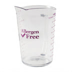 Thumbnail image #1 for Cambro Camwear® 400MCCW441 4 Qt Polycarbonate Measuring Cup with Allergen-Free Purple Graduations